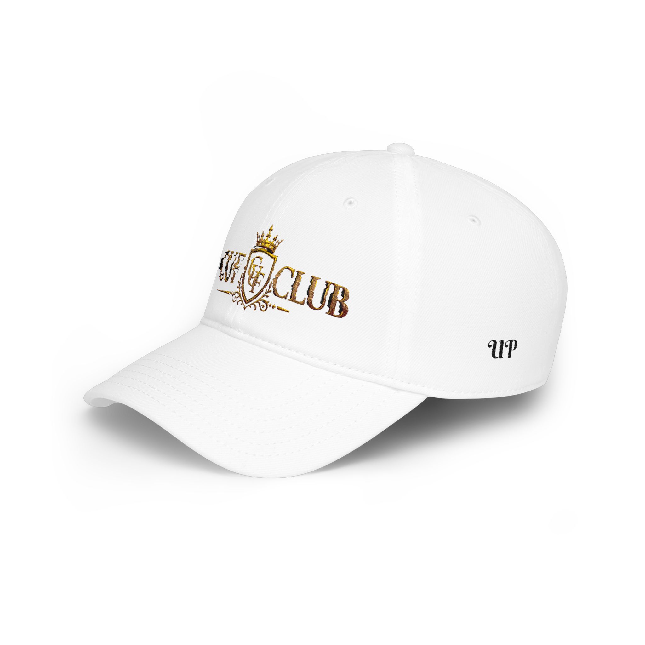 Premium Cuff Club Crest embroidery Low Profile Baseball Cap - Image 7