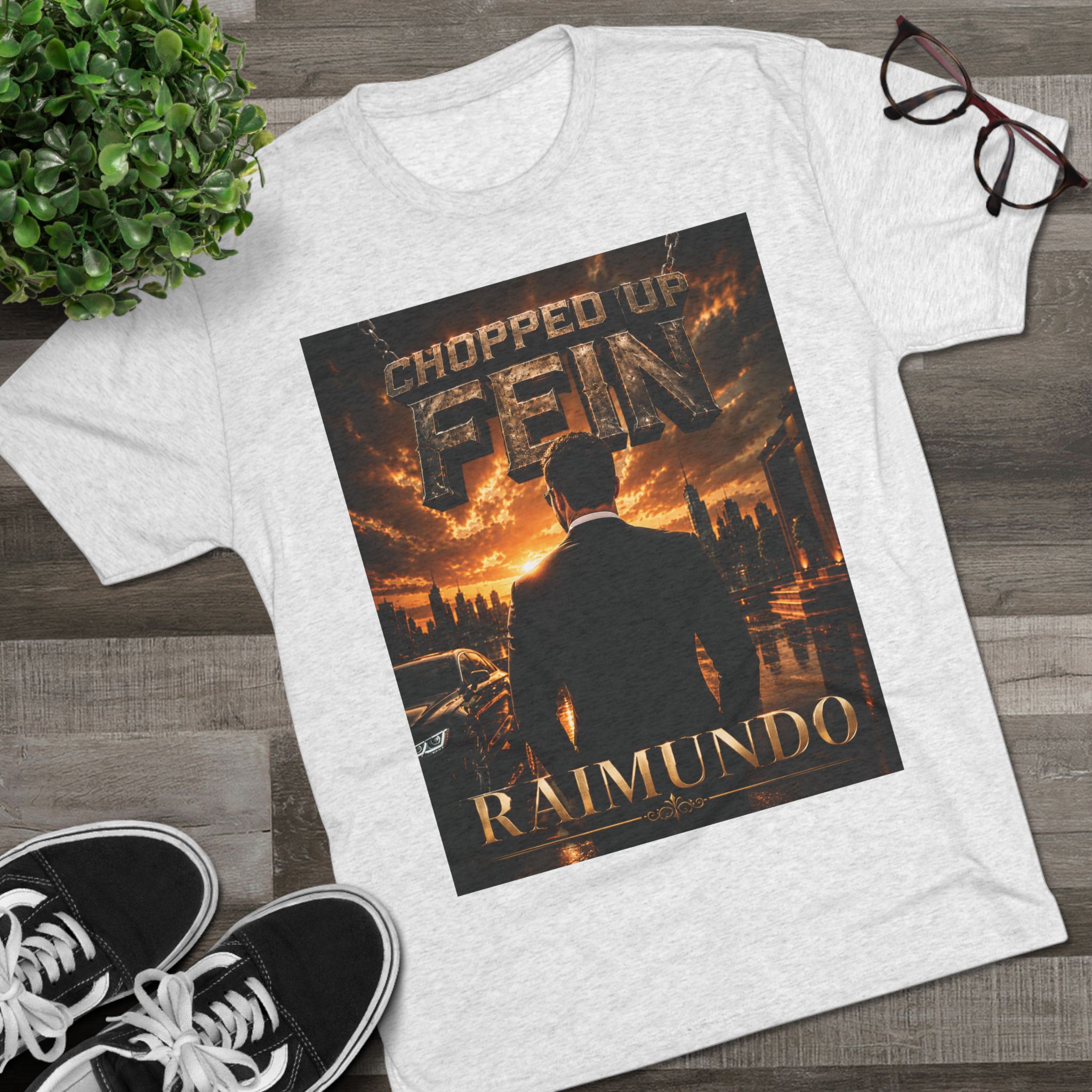 Chopped Up Fein Raimundo T-Shirt | Cuff Club Crest Tee - Image 3
