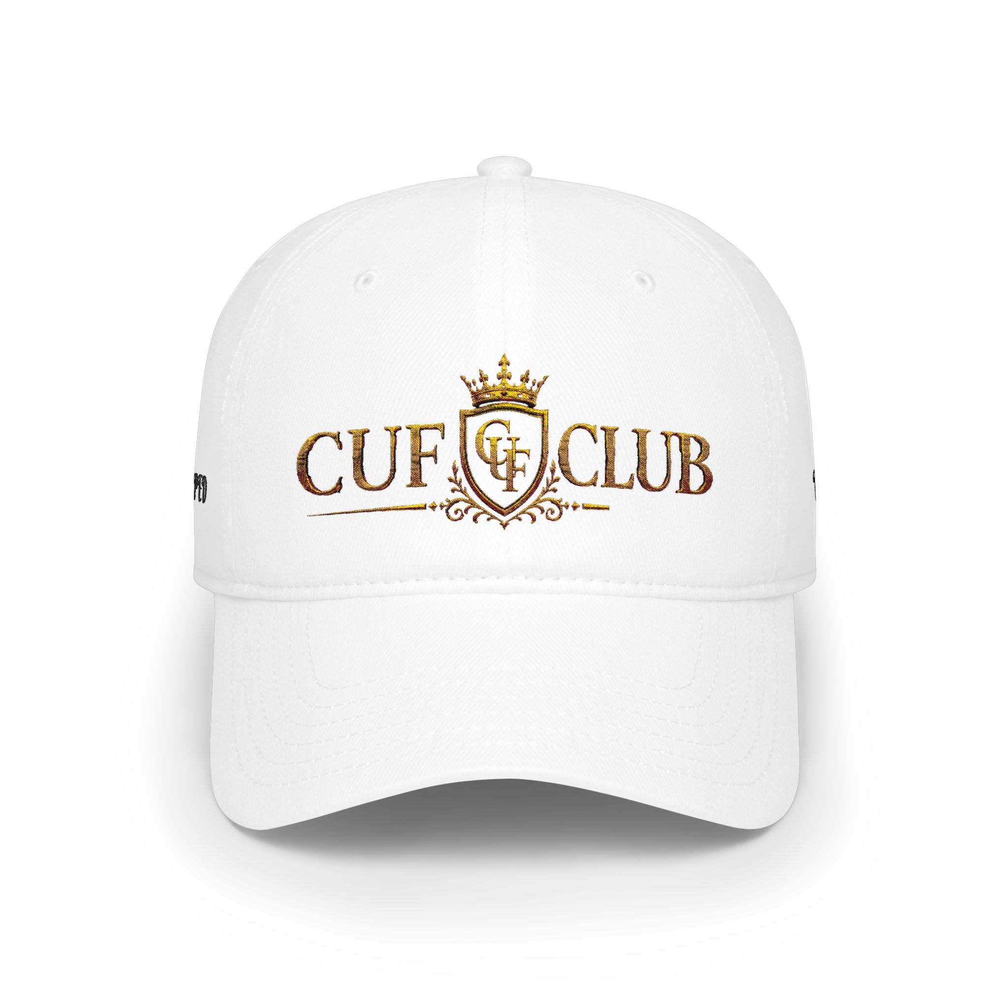 Premium Cuff Club Crest embroidery Low Profile Baseball Cap - Image 5