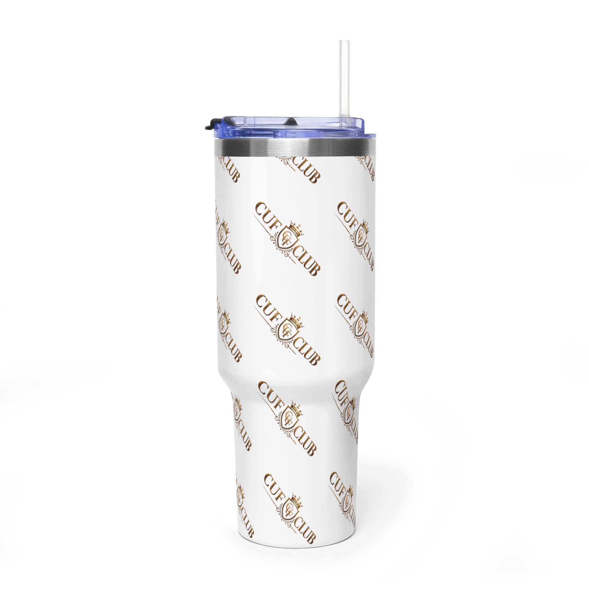 CUF CLUB 40oz Vacuum Tumbler with Handle — Insulated Travel Mug, - Image 4