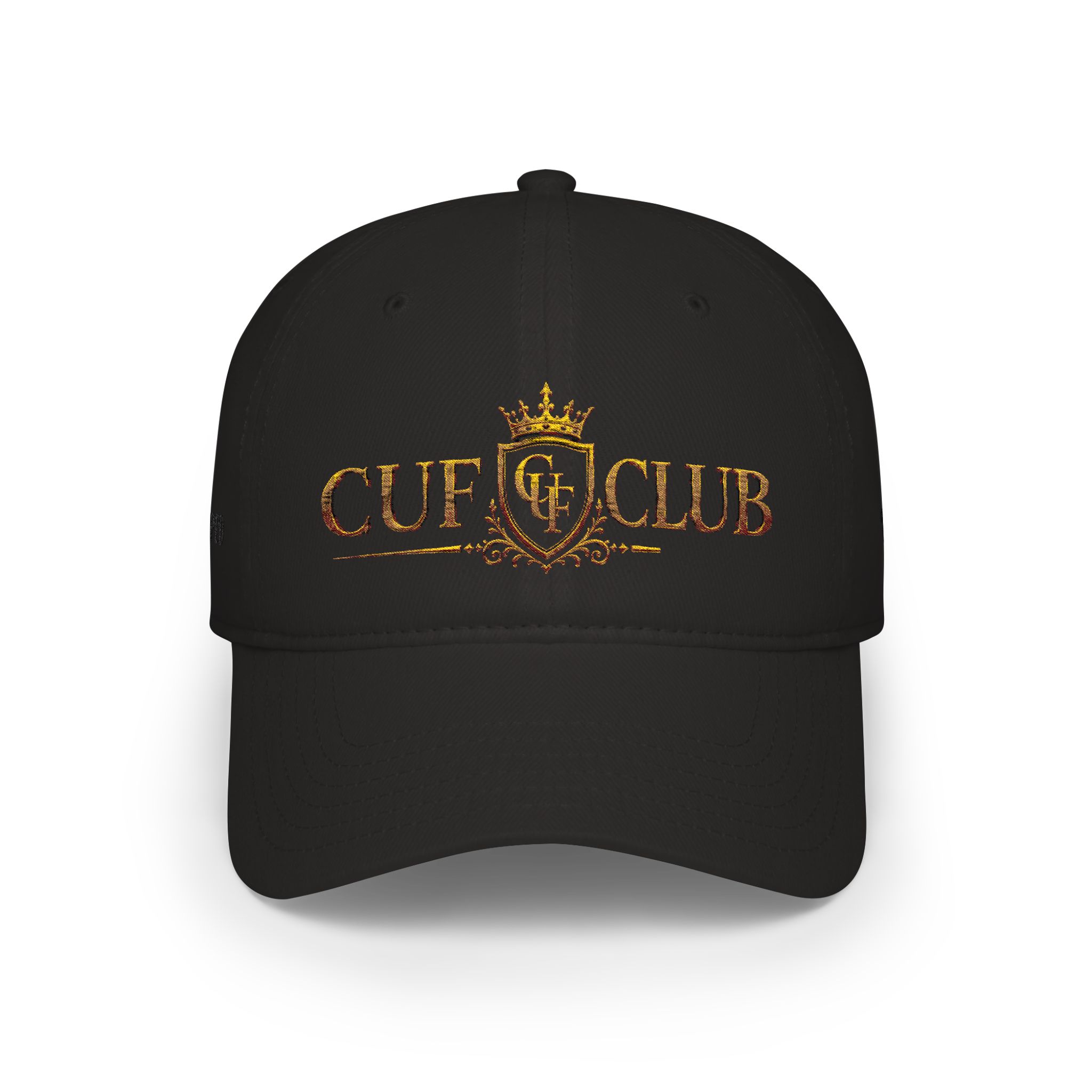 Premium Cuff Club Crest embroidery Low Profile Baseball Cap