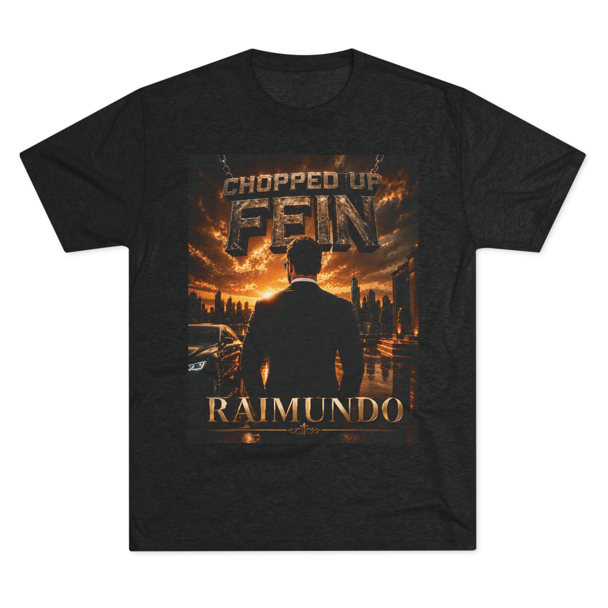 Chopped Up Fein Raimundo T-Shirt | Cuff Club Crest Tee - Image 5
