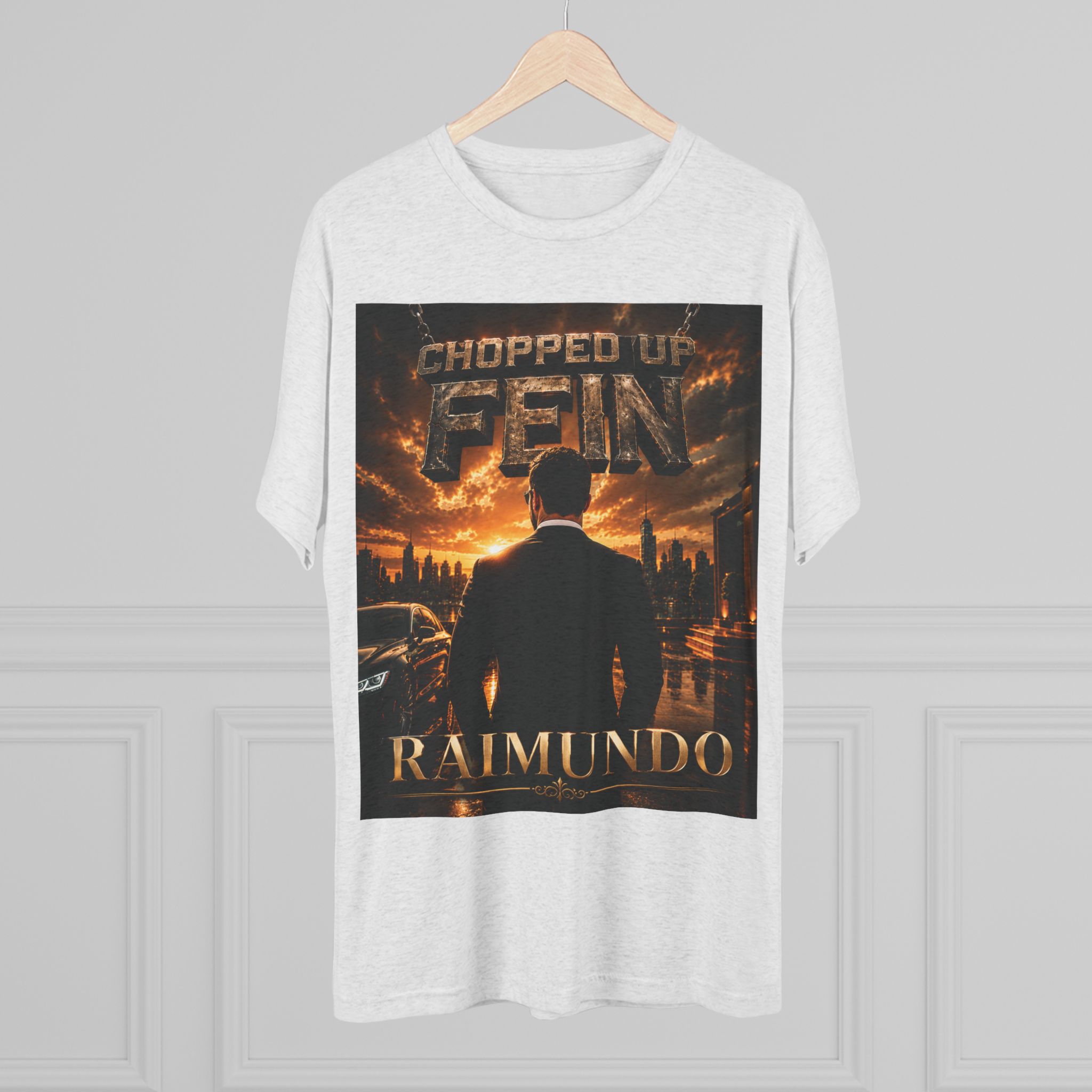 Chopped Up Fein Raimundo T-Shirt | Cuff Club Crest Tee - Image 4