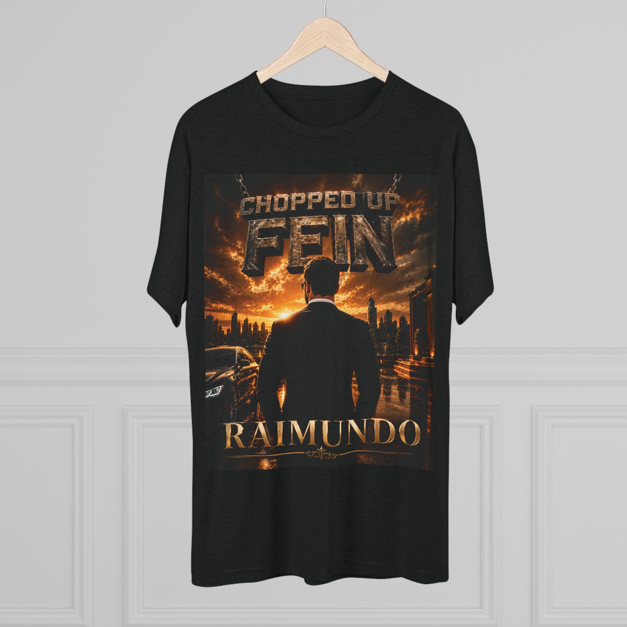Chopped Up Fein Raimundo T-Shirt | Cuff Club Crest Tee - Image 8