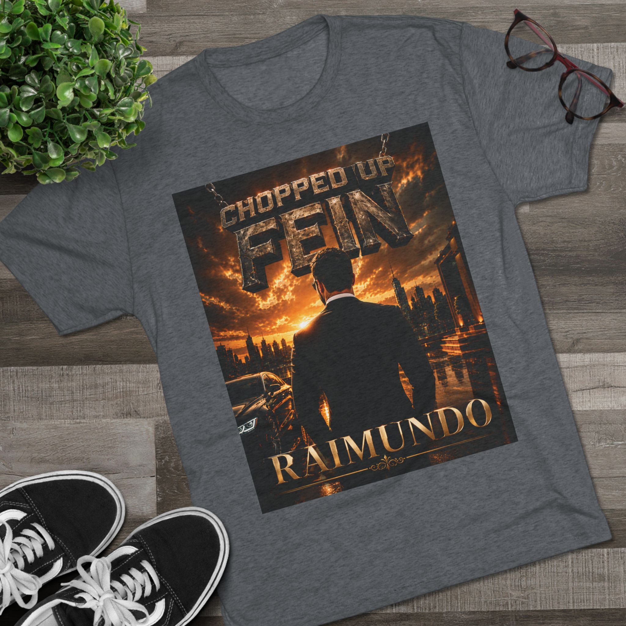Chopped Up Fein Raimundo T-Shirt | Cuff Club Crest Tee - Image 15