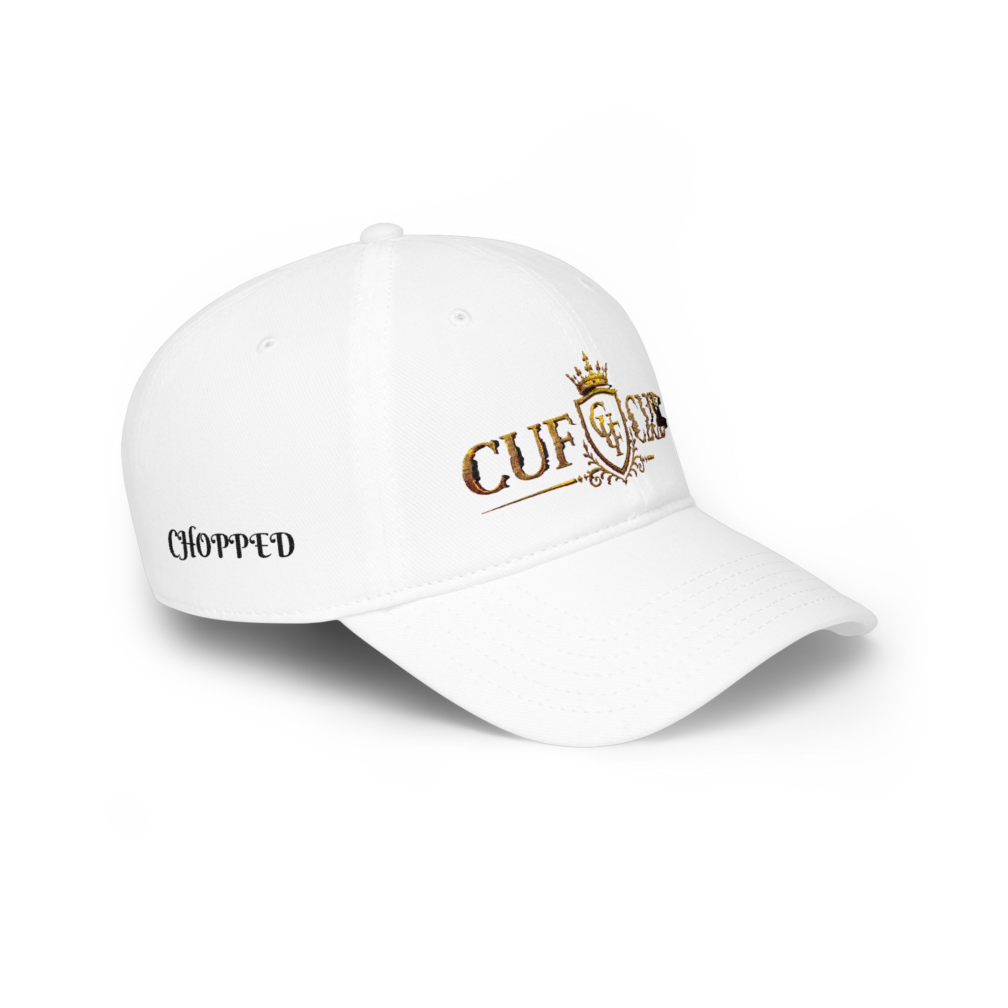 Premium Cuff Club Crest embroidery Low Profile Baseball Cap - Image 8