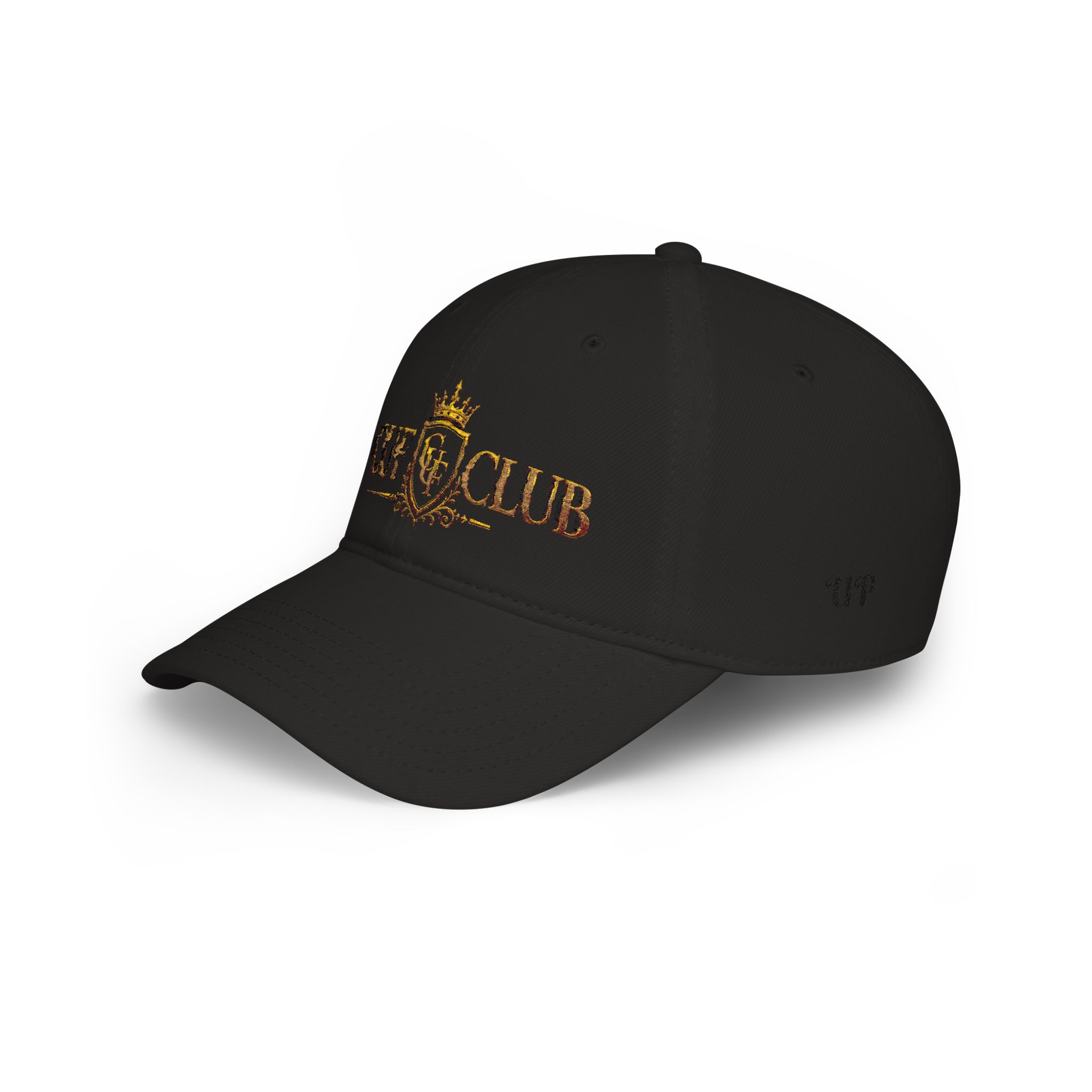 Premium Cuff Club Crest embroidery Low Profile Baseball Cap - Image 3